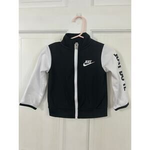 Nike 18 Month Black/White Zip Up